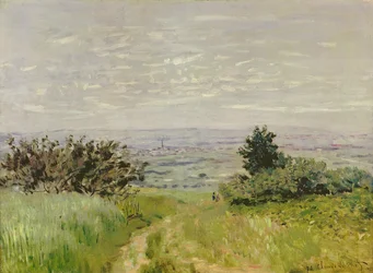 Tájkép, Argenteuil teljes látképe (Sannois dombjai), 1872